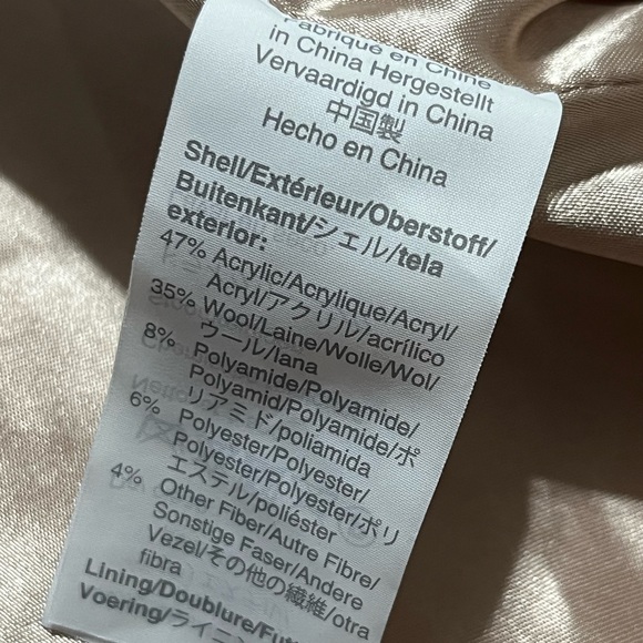 NEW J.crew Daphne Tweed Topcoat Size 0 pink - Picture 8 of 12